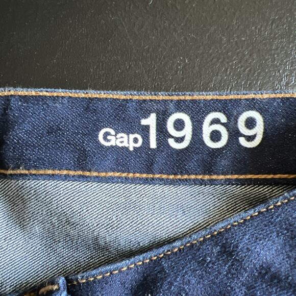 Gap 1969 Jeans Womens 30R Long & Lean Denim Trousers Blue Bootcut Casual Cowgirl - Picture 8 of 14